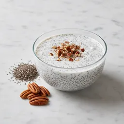 Chia Pudding With Coconut Milk And Pecans