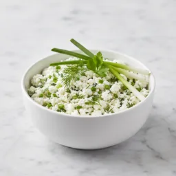 Low-fat Cottage Cheese With Scallions And Fresh Herbs