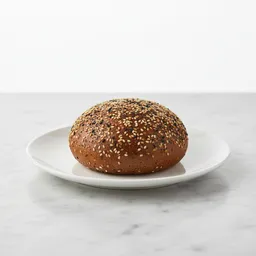 Dark Bread Roll With Seeds