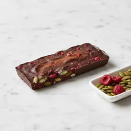 Dark Chocolate Raspberry Pumpkin Seed Bar