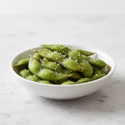Whole Soybeans, Lightly Steamed And Sprinkled With Salt