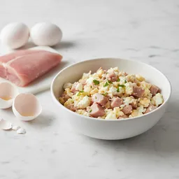 Egg Whites Scrambled With Lean Turkey Breast