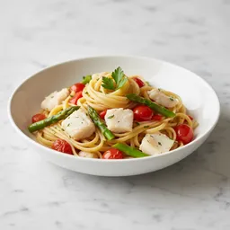 Fish Pasta With Vegetables