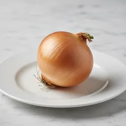 Whole, Fresh Yellow Onion