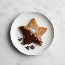 Gingerbread Star With Dark Chocolate