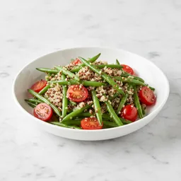 Green Bean, Quinoa, And Cherry Tomato Salad With Light Vinaigrette