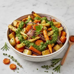 Roasted Root Vegetable And Herb Sauce