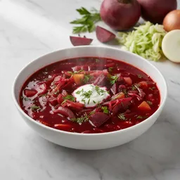 Homemade Borscht Without Sugar