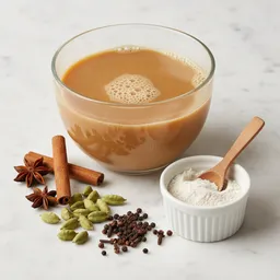 Homemade Chai Tea With Whole Spices And Stevia/monk Fruit