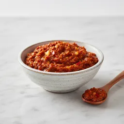 Simple Chili Paste (fresh Chilies, Garlic, Vinegar, Minimal Salt, No Sugar)