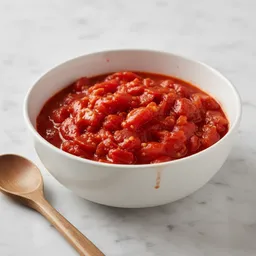 Homemade Diced Tomatoes Simmered Without Added Salt