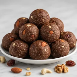 Nut, Cocoa, And Date Energy Ball