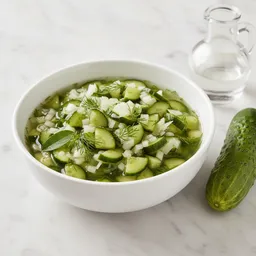 Homemade Cucumber Relish (cucumbers, Vinegar, Stevia)