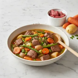 Beef And Vegetable Stew (lean Beef, Mixed Vegetables, Light Broth)