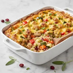 Turkey, Quinoa, And Vegetable Casserole