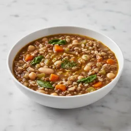 Legumes And Farro Soup