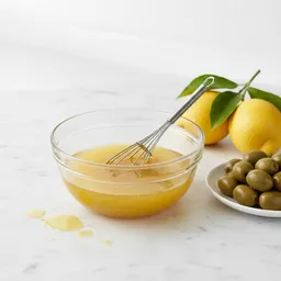 Lemon Juice And Extra Virgin Olive Oil Dressing
