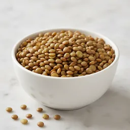 Boiled Whole Green Lentils
