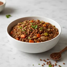 Stewed Lentils With Vegetables