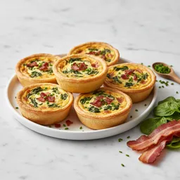 Mini Quiche (spinach And Bacon)