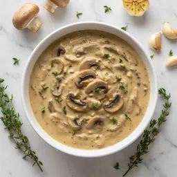Mushroom Sauce With Thyme And Garlic