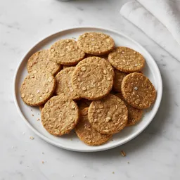 Baked Whole Oat Crackers