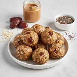 No-bake Energy Bites (oats, Nut Butter, Seeds, Honey/dates)