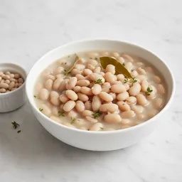 Navy Beans Cooked Without Added Sugar Or Salt