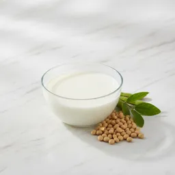 High-protein, Low-sugar Plant Milk Alternative (e.g., Soy Milk, Unsweetened)