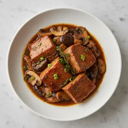 Braised Pork With Mushrooms