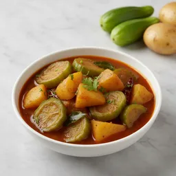 Potato And Pointed Gourd Curry