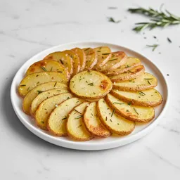Thin Sliced Potatoes Baked