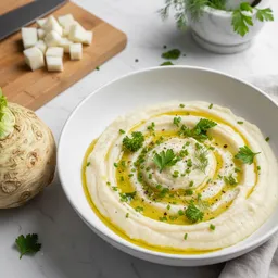 Celeriac Purée With Olive Oil And Herbs