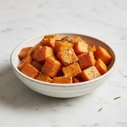 Sweet Potatoes Roasted With Minimal Oil And Seasoning