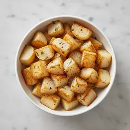Roasted Turnip Cubes