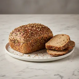 Rye Bread With Seed Mix Toasted