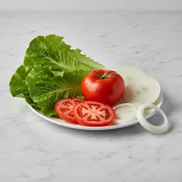 Lettuce, Tomato, Onion