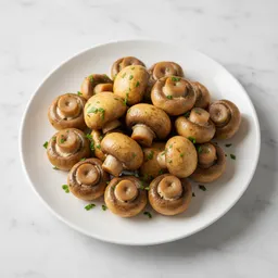 Mushrooms Sautéed In Minimal Oil