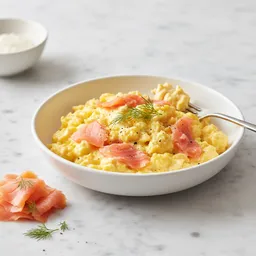 Eggs Scrambled With Lean Smoked Salmon
