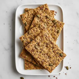 Seed-based Crispbread (flax, Chia, Pumpkin)