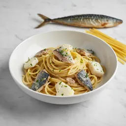 Fish And Mackerel Pasta