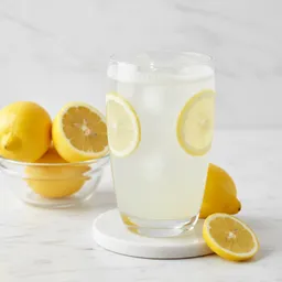 Carbonated Water With Fresh Lemon Juice (no Added Sugar)