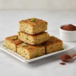 Dhokla Made From Sprouted Finger Millet (ragi)