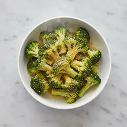 Broccoli Lightly Steamed With Nutritional Yeast
