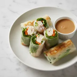 Spring Rolls With Lean Chicken Filling