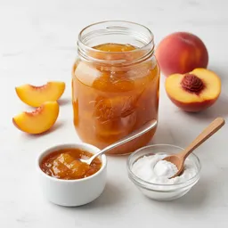 Peach Jam Sweetened With Erythritol Or Stevia