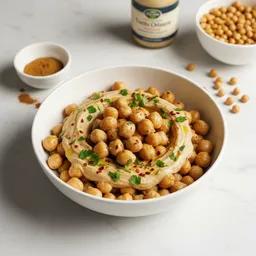 Tahini And Chickpea Protein Bowl