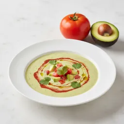 Cold Tomato And Avocado Soup