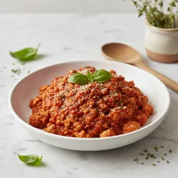 Lean Ground Turkey And Tomato-based Sauce With Italian Herbs