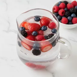 Water Infused With Fresh Or Frozen Berries (no Added Sugar)